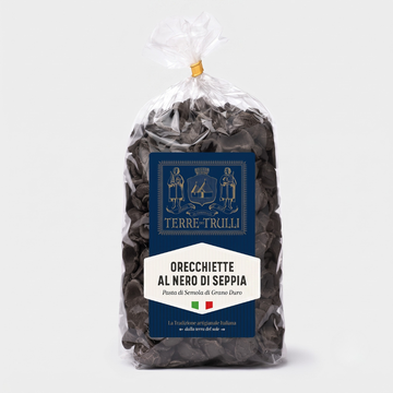 „Orecchiette“ makaroni ar sēpiju tinti, 500 g