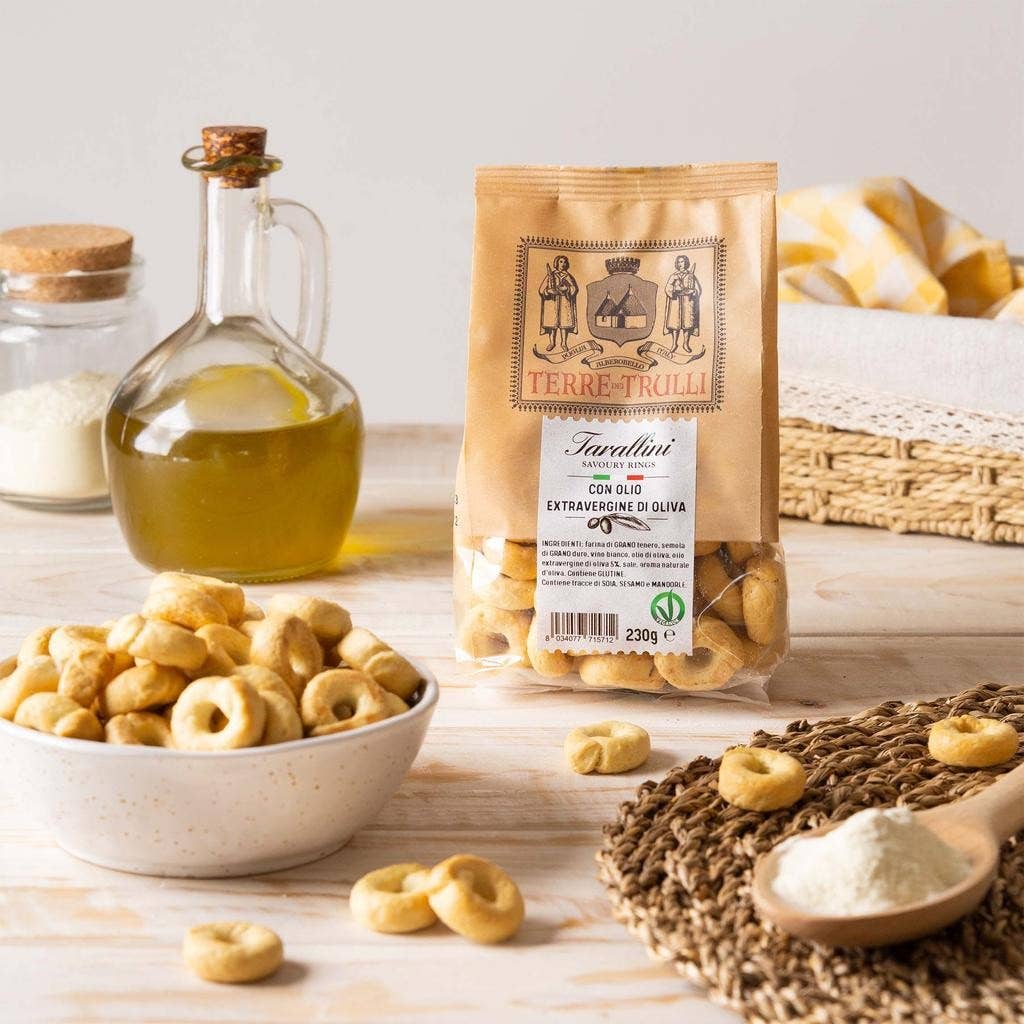 Apūlijas „Tarallini“ ar olīveļļu, 230 g