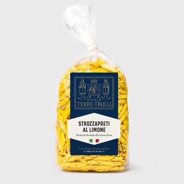 Ar rokām gatavoti citronu „Strozzapreti“ makaroni, 500 g